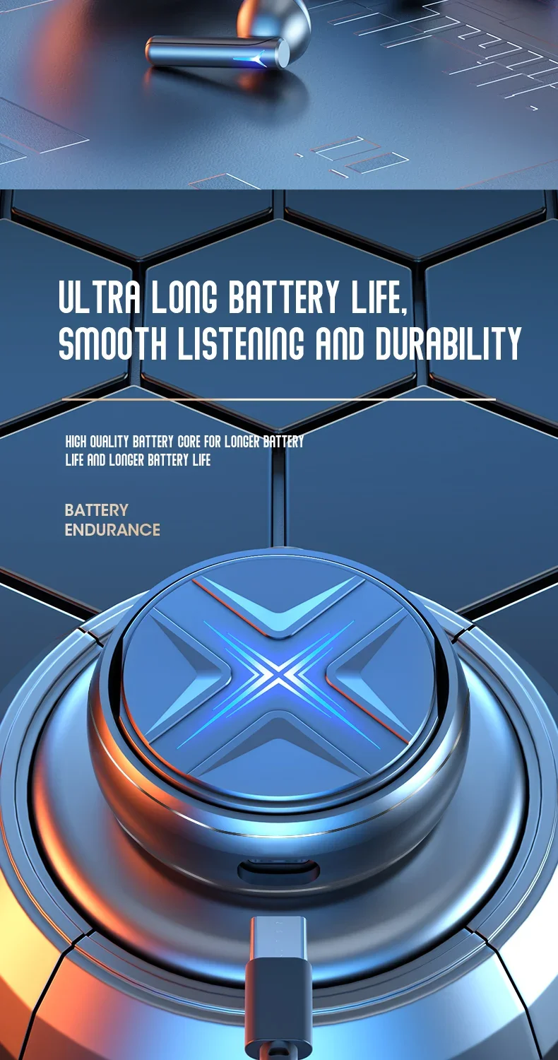 SP31 New Private Model Star Ring Metal Aluminum Alloy BT Headset TWS Earphones & Headphones Noise Reduction In-Ear Rotation