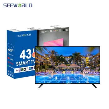 SEEWORLD OEM LCD TVs Manufacturer Flat Screen HD Television Google Smart TV 43 inches Android Wifi LED TV Wholesale Price