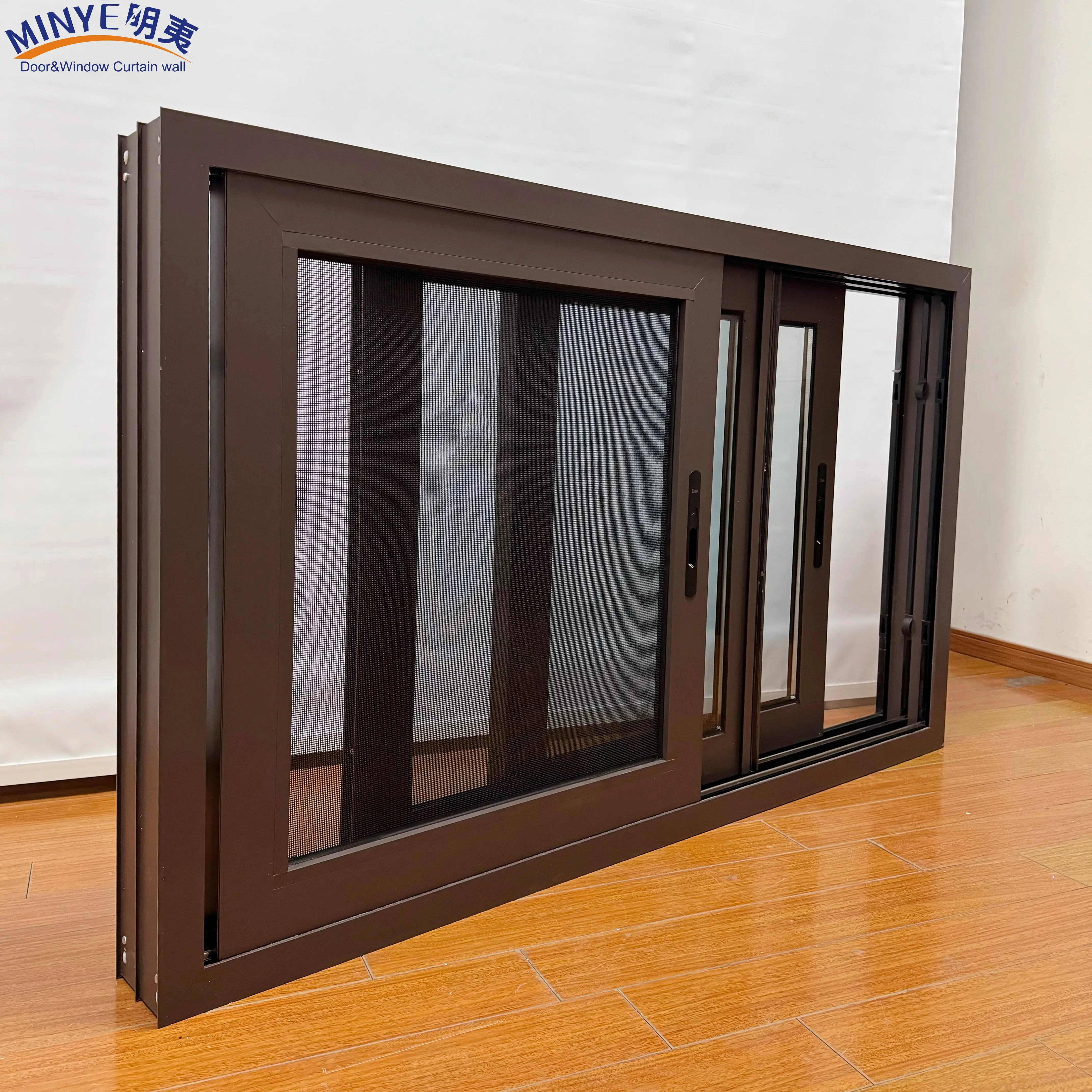 Windproof Aluminum windows Picture Frames for Restaurant Sliding windows and Sliding Door