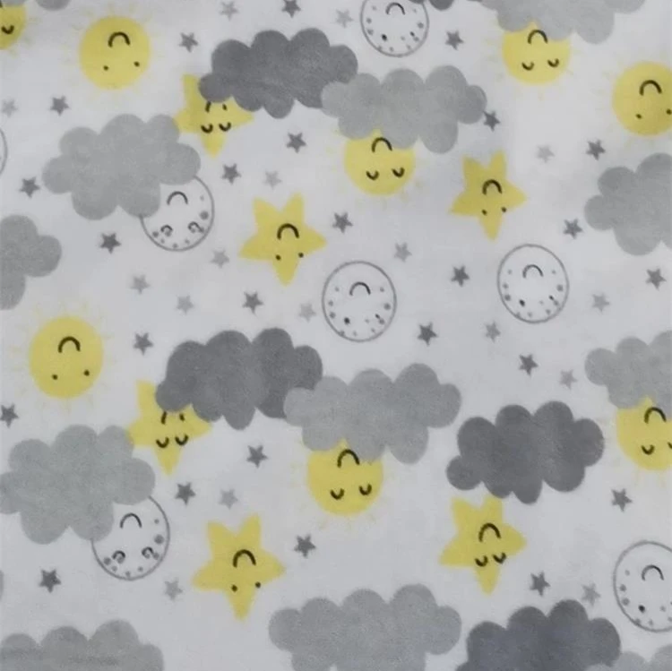 Готовая к отправке детская Фланелевая пижама с принтом ткань и текстиль