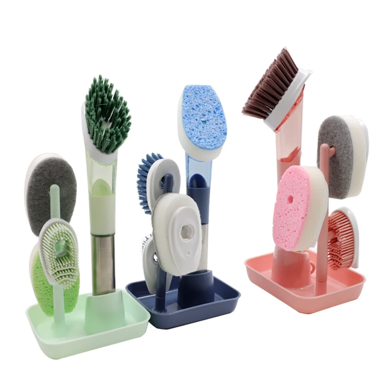 Kitchen Multi-functional Hydraulic Pot Washing Brush For