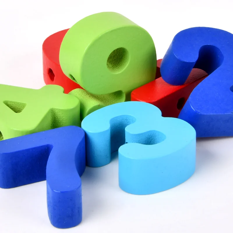 Juguetes De Matemáticas De Madera Montessori | Aprende A Contar Y Sumar Con Números De Colores | Regalo Educativo Para Preescolares +3 Años