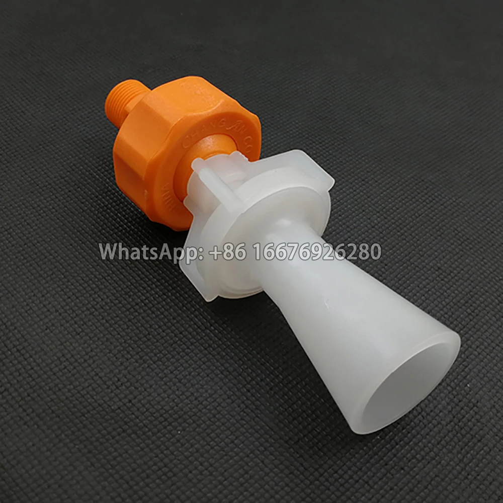 Pvdf 120 Degrees Tank Mixing Eductor Nozzle Fluid Mixing And Agitation