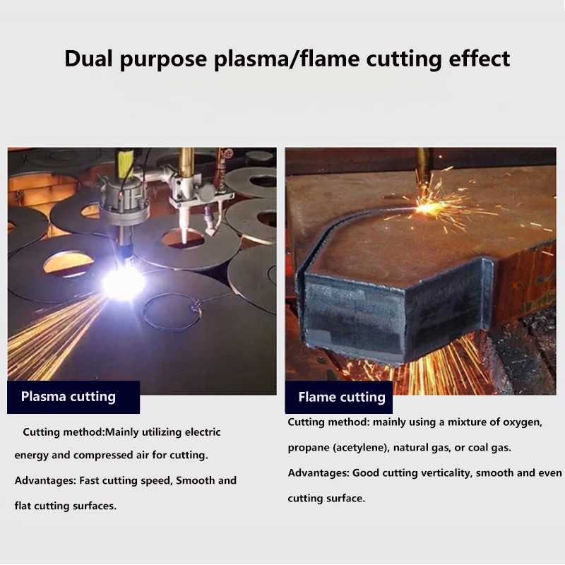 Customizable Gantry CNC Plasma Cutting Machine for Metal, 15kW Portable Compact Design with AutoCAD Compatibility