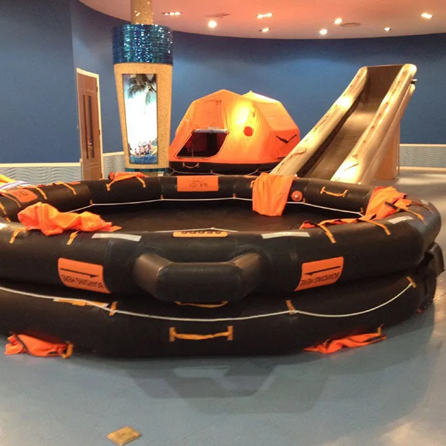 SOLAS LSA Standard Open Reversible Inflatable Life Raft for 50 Person, 65 Persons