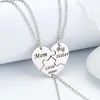 Small puzzle 3-piece necklace