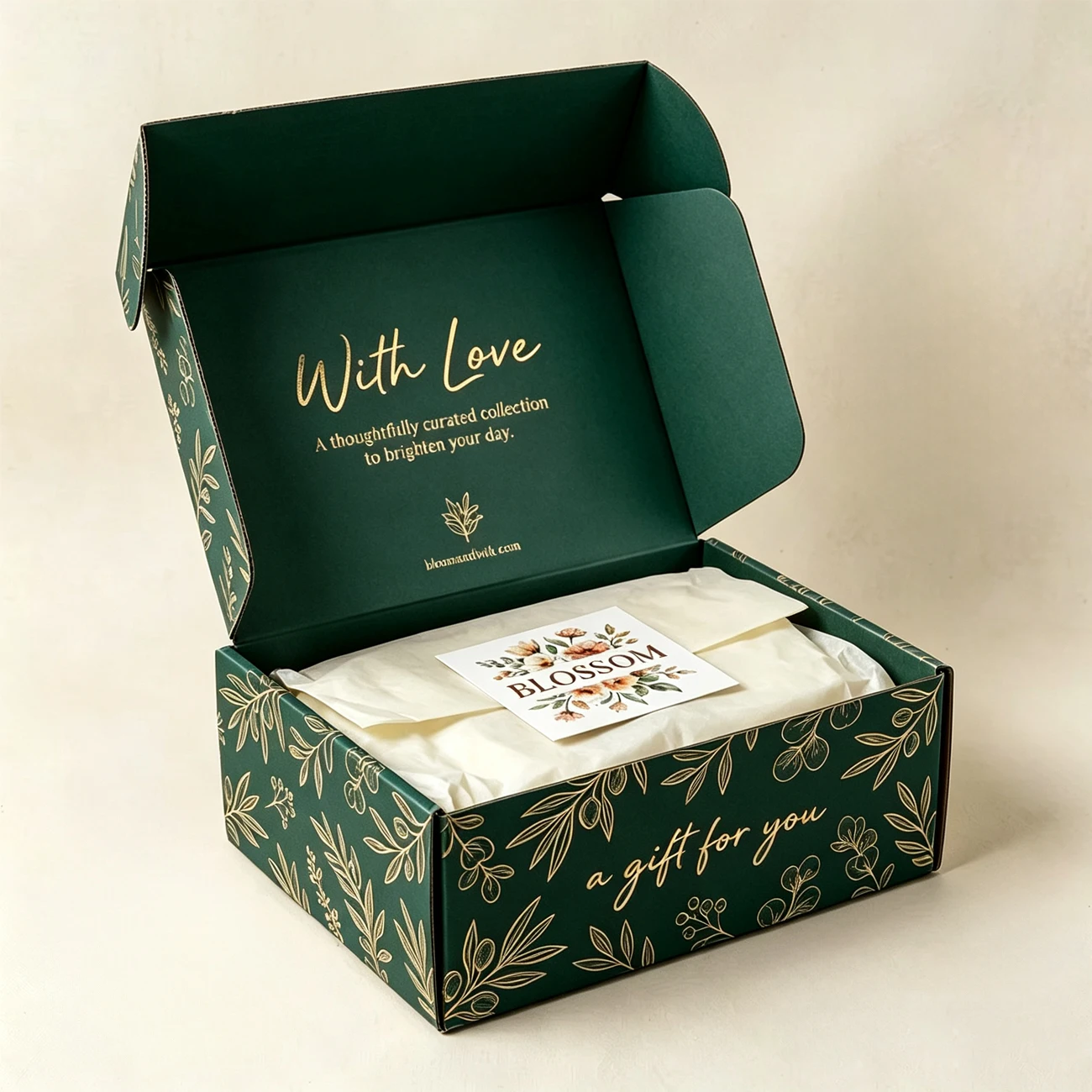 Custom Color Printing Corrugated Cardboard Paper Box Packaging Shipping Mailer Box for Cosmetic Beauty