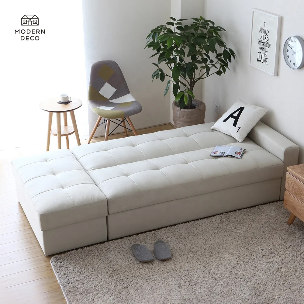 Set Sofa Sudut Berbahan Kain dengan Penyimpanan untuk Furnitur Ruang Tamu Sofacama