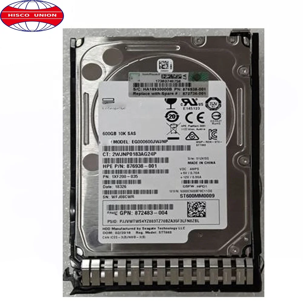 Новый в наличии 872477-B21 600 ГБ 10000 об/мин SAS-12Gbs 2 5 дюймов кабель для подключения жесткого