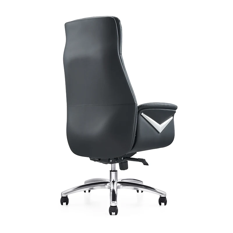 Modern Ergonomic Office Chair With Lumbar Support Leather Genuine Or Pu