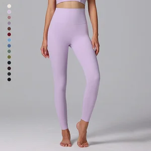 Custom High Waisted Elastic Waist High Elasticity Sport Leggings Women Fitness Tummy Control Sports Gym Yoga Leggings for Women