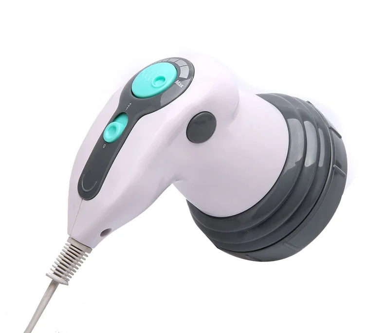 4 in 1 Vibrating Electric Body Slimming Weight Lose Fat Burning Handheld Back Neck Massager Hammer with Infrared for Pain Relief