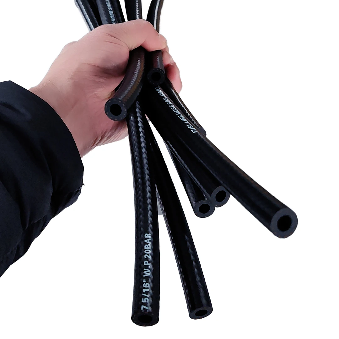 Smooth Surface Nitrile Rubber Braided 1/2 Inch 3/8 Inch Rubber Hose