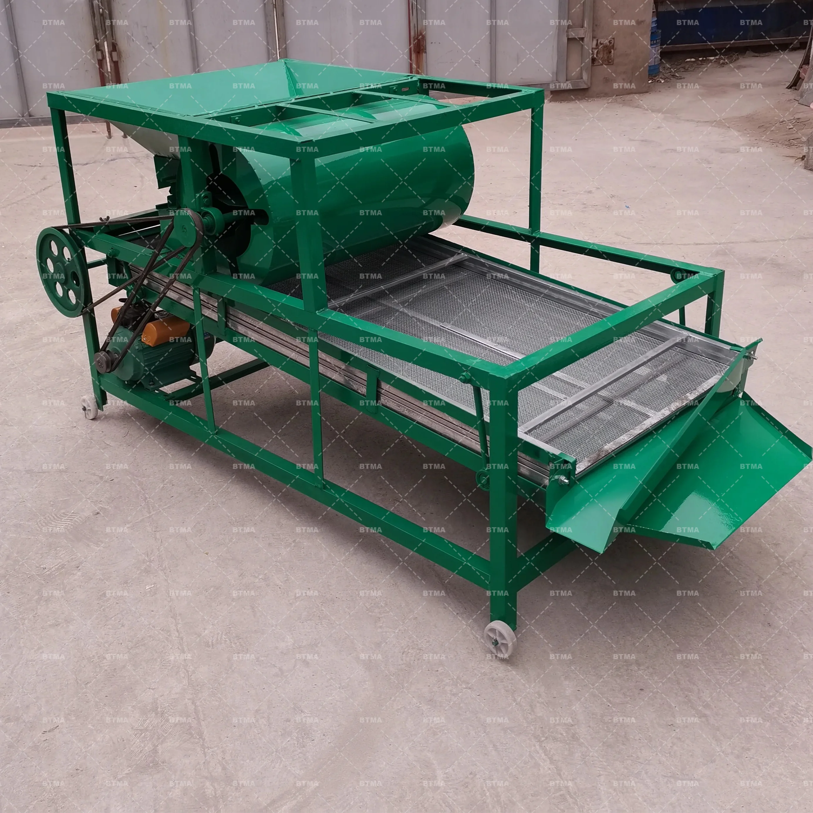 Btma Grain Vibrating Screen Machine Screen Grain Cleaner Rice Grain ...