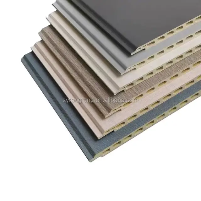 Hot Selling Bamboo Charcoal Board Modern Bamboo Wood Veneer Wall Panel Bamboo Charcoal Wall Panel