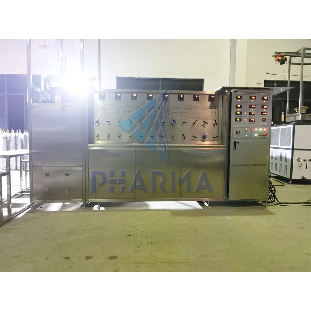 100L supercritical co2 oil extraction machine in Herbal oil extraction