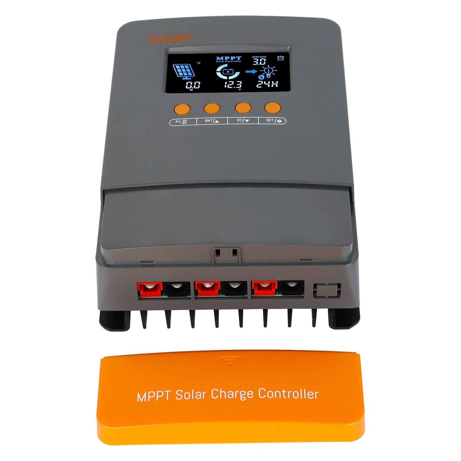 Powmr New Mppt 60a Large Screen Solar Charge Controller 12v/24v/36v
