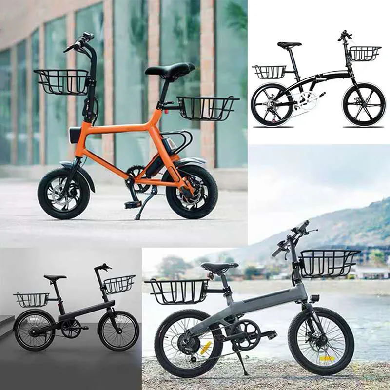 Передняя металлическая корзина для электрического велосипеда, сделано в Китае