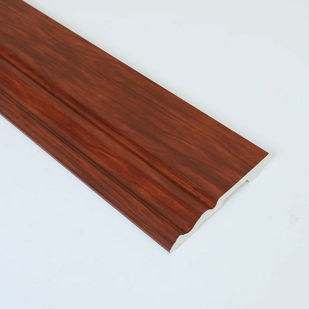 2025 New Arrival Waterproof PVC PS Skirting Board Eco-Friendly and Recyclable Skirting Flooring Accessories