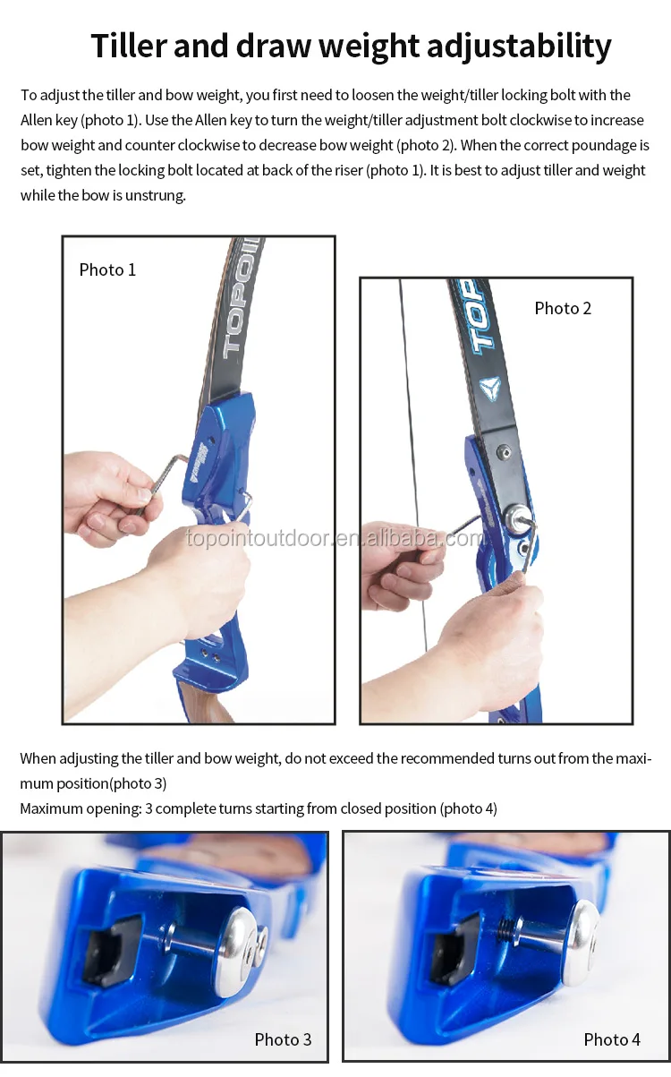 Topoint Archery Recurve Bow Riser For All Ilf Limbs