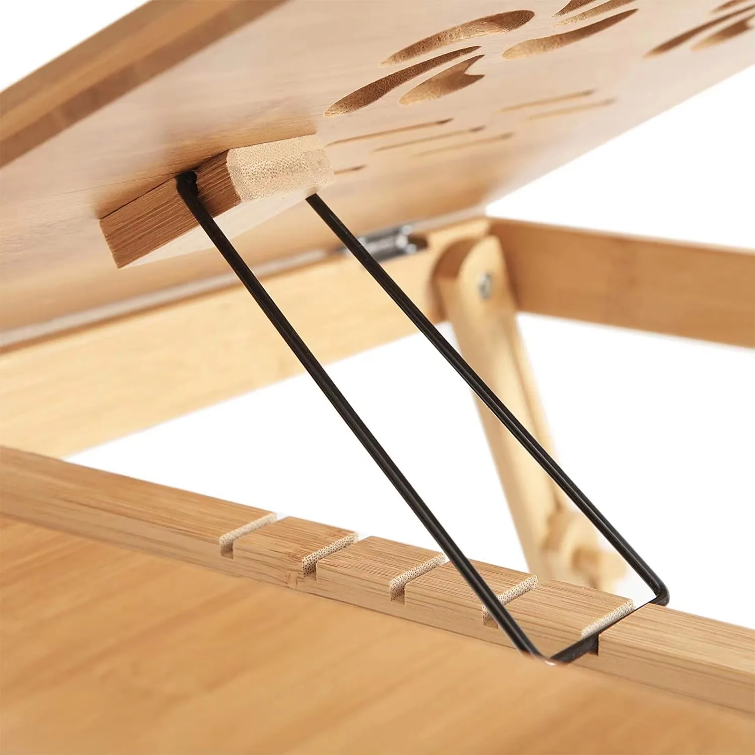 product foldable bamboo laptop table drawer portable gaming desk for home hotel workshop serving tray for breakfast sofa bed workshop-11