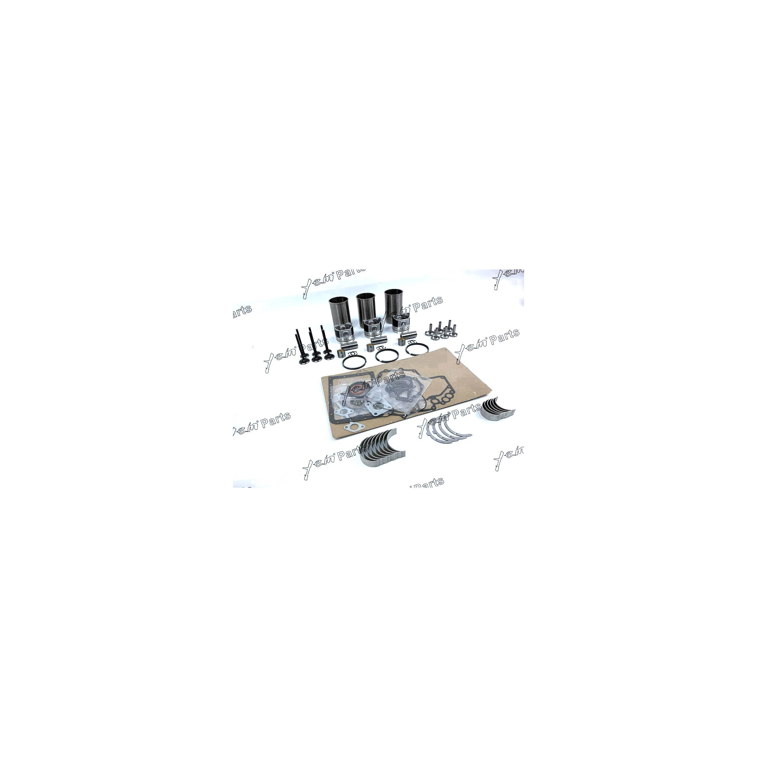 DH1101 Overhaul Kit With Bearings Set Piston Rings Full Gasket Set Valve Liner Kit for Kubota Aftermarket Engine Parts