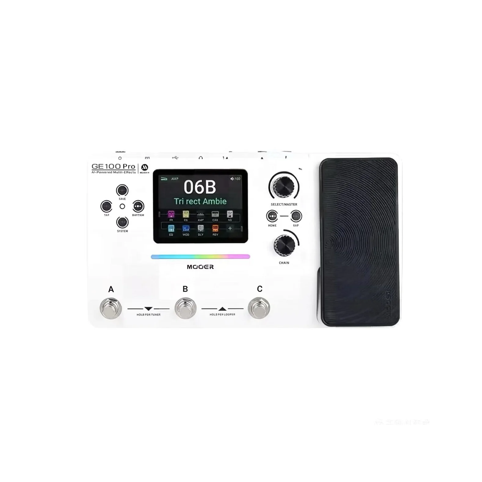 MOOER GE100 Pro AI-Powered Multi-Effects Processor/Pedal Guitar