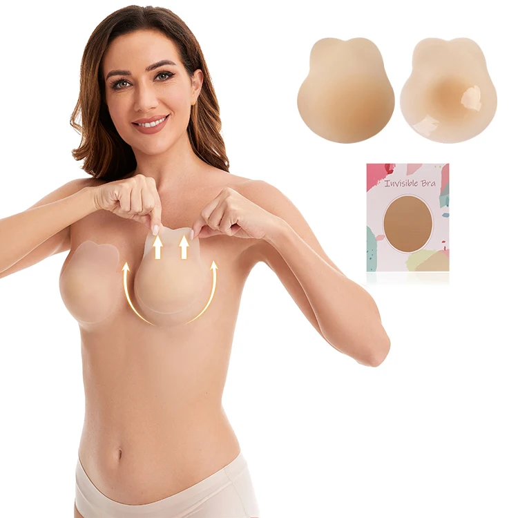 Sticky Bra Inserts Reusable Waterproof Nipple Pasties - Wholesale Available Boobas Sticky Bra