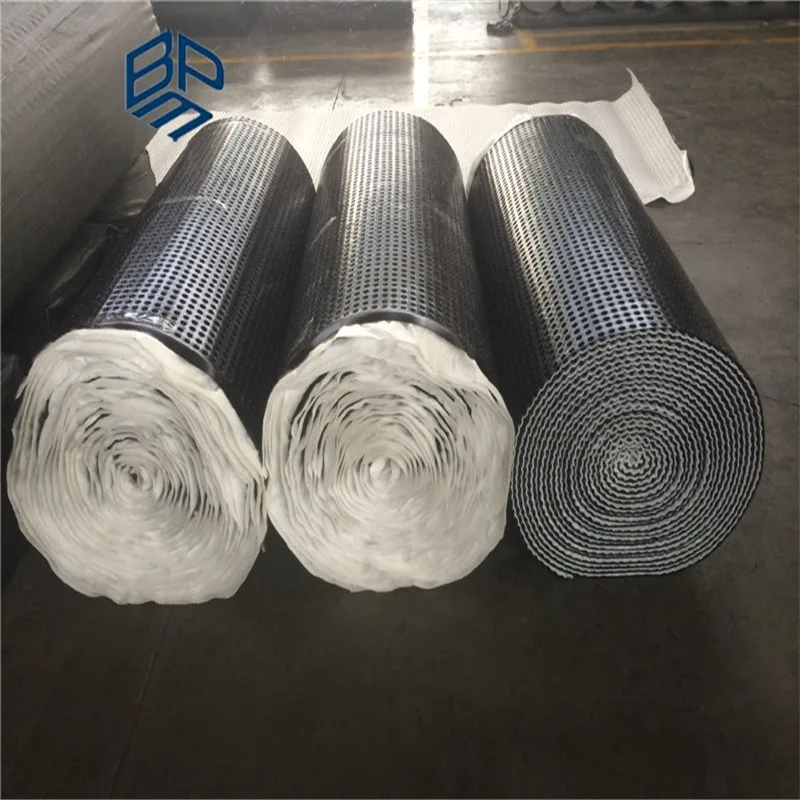 HDPE Dimple Membrane Drainage Board Mat with Geotextile Fabric