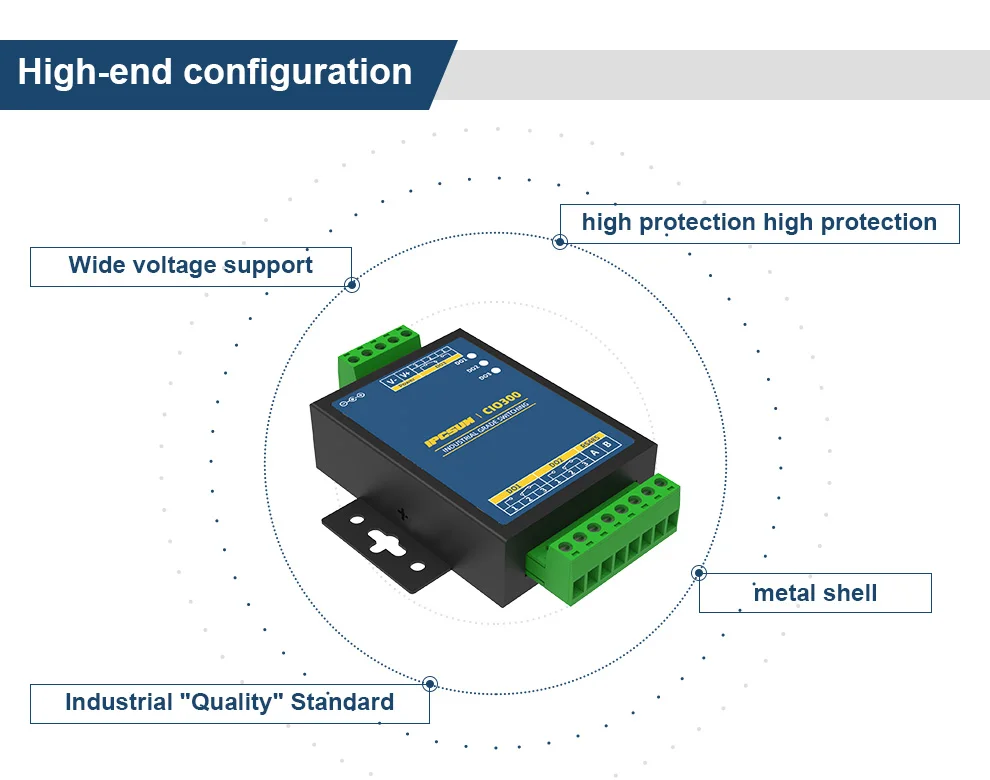 1-way Rs485 Modbus Tcp Ethernet Remote Io Module 3do Remote Io ...