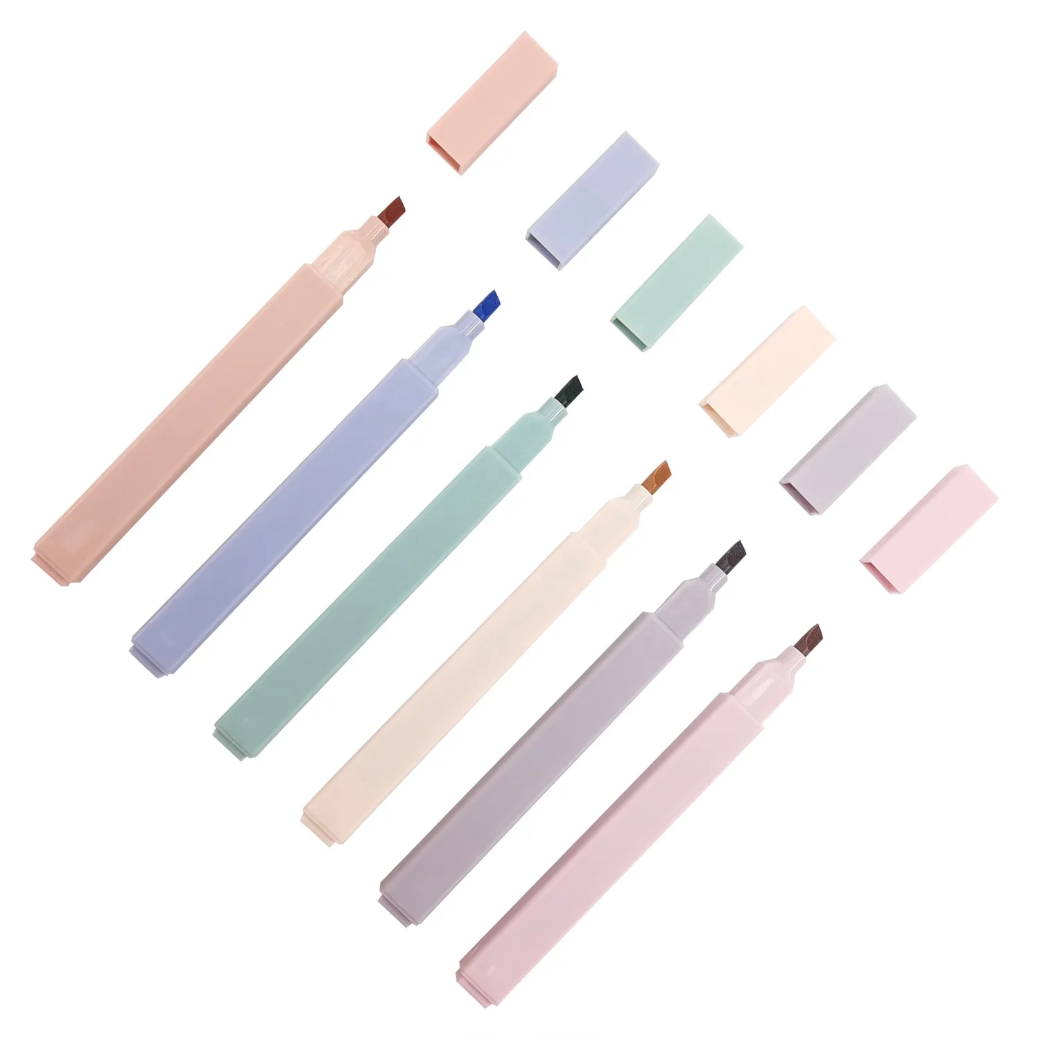 Рекламный подарок стираемый светлый многоцветный пастельный Хайлайтер для школы