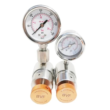 BVF BP11 316 stainless steel mini diaphragm regulator Pressure Control Range 0-500psi (34.4bar)