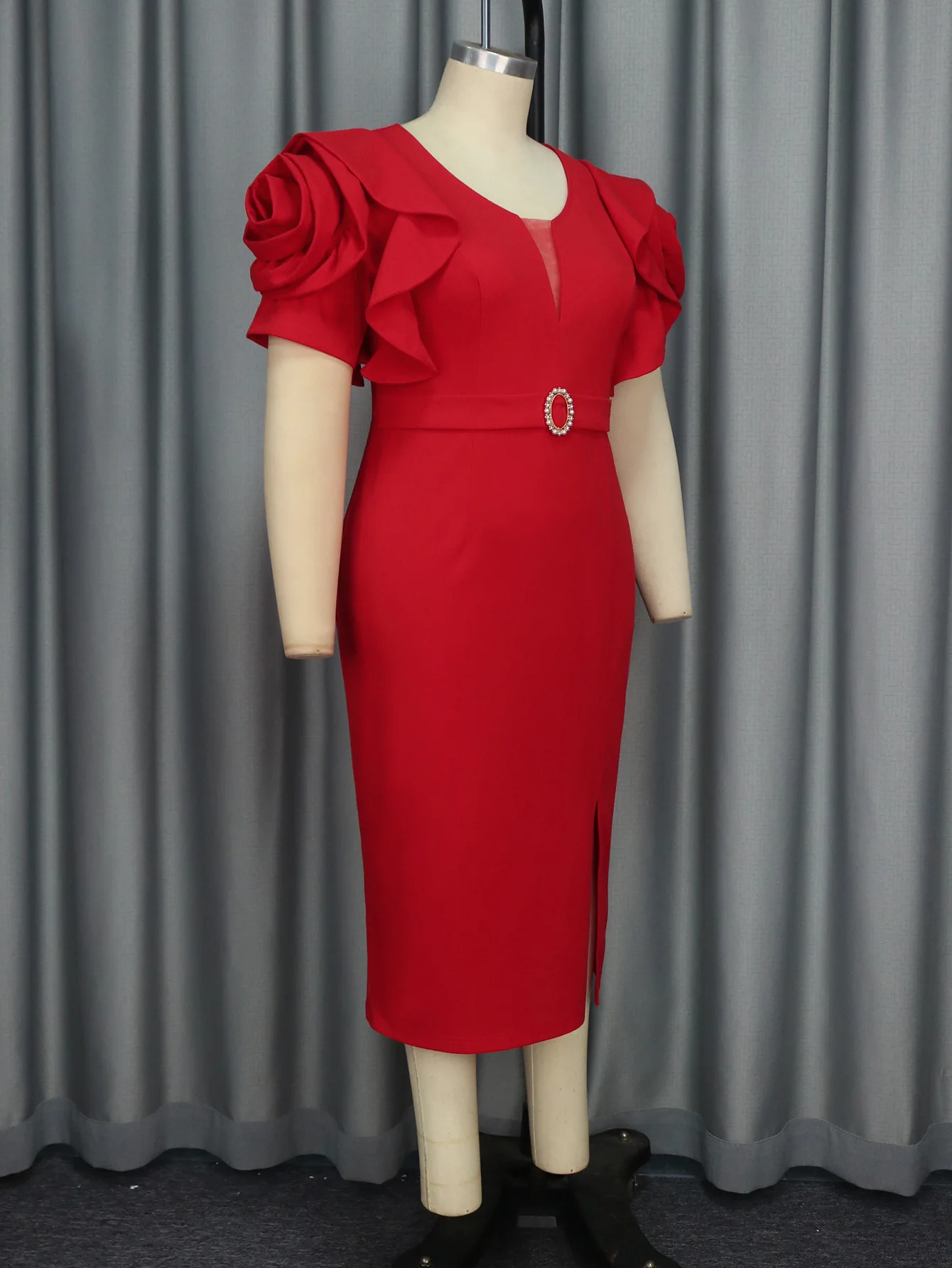 Wholesale Elegant Midi Dress China Dresses for Ladies Ladies Dresses from china,5 Pieces