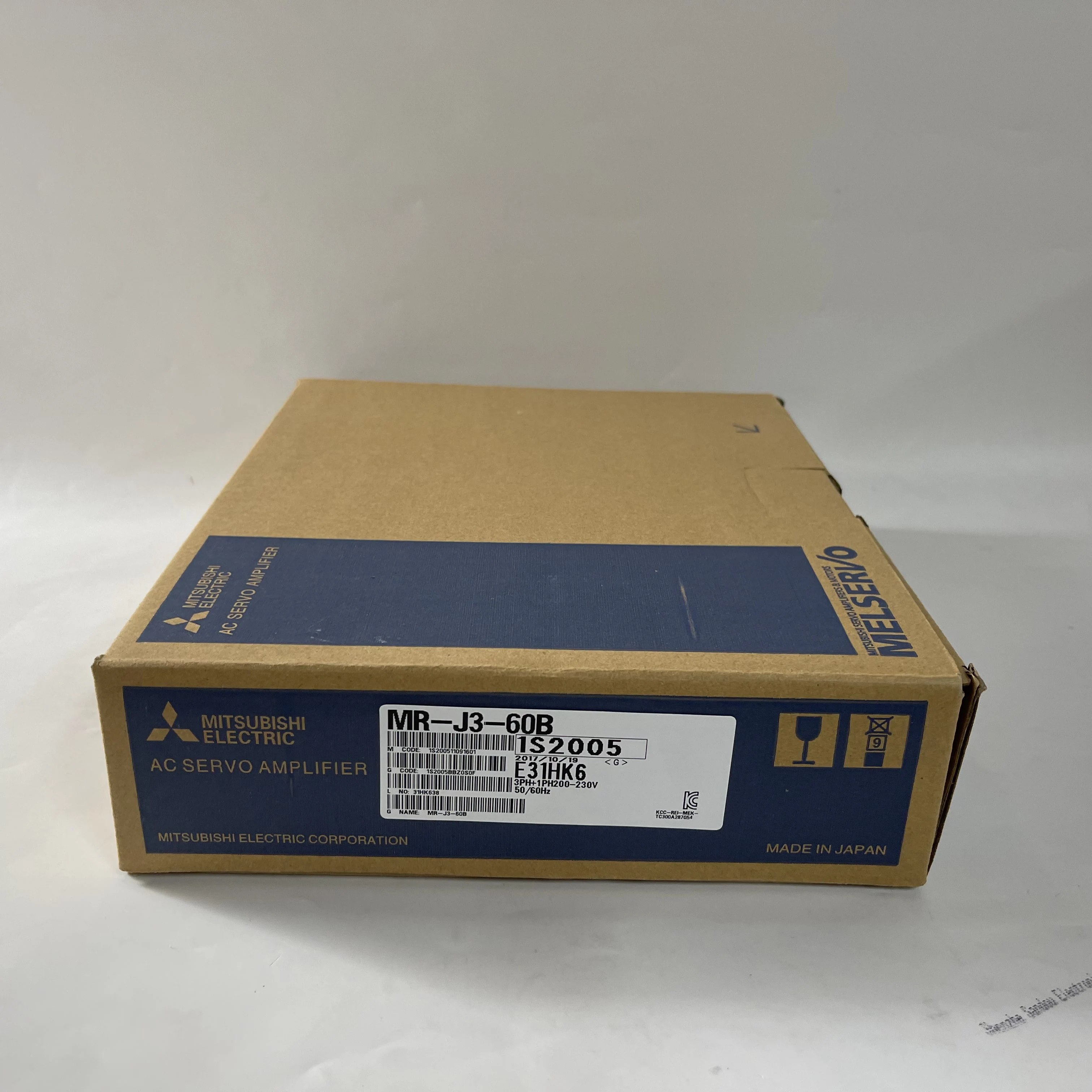 Mitsubishi MELSERVO J3 Series AC Servo Amplifier MR-J3-60B Mitsubishi MELSERVO J3 Series AC Servo Amplifier MR-J3-60B