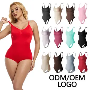 Seamless Body Shaping Waist Slimming Thong Hip Lifting Women's Underwear Plus Size Shape Tight Breasted Jumpsuit