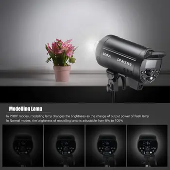 Godox DP400III-V Built-in 2.4G Wireless X System Professional Studio Strobe Flash Light detail image
