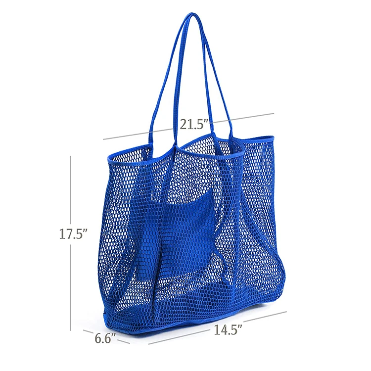 Net Bag Texture Beach Style Korean Version Transparent Shoulder