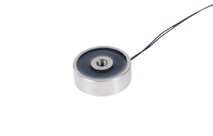 mini taille ronde électro aimant dc 3v 5v 6v 12v circulaire tenant  minuscule aimant électrique