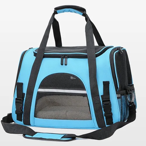 Comfortable Portable Pet Carrier Cat Dog Carrier Pet bag with Soft Mat for Small animals Waterproof