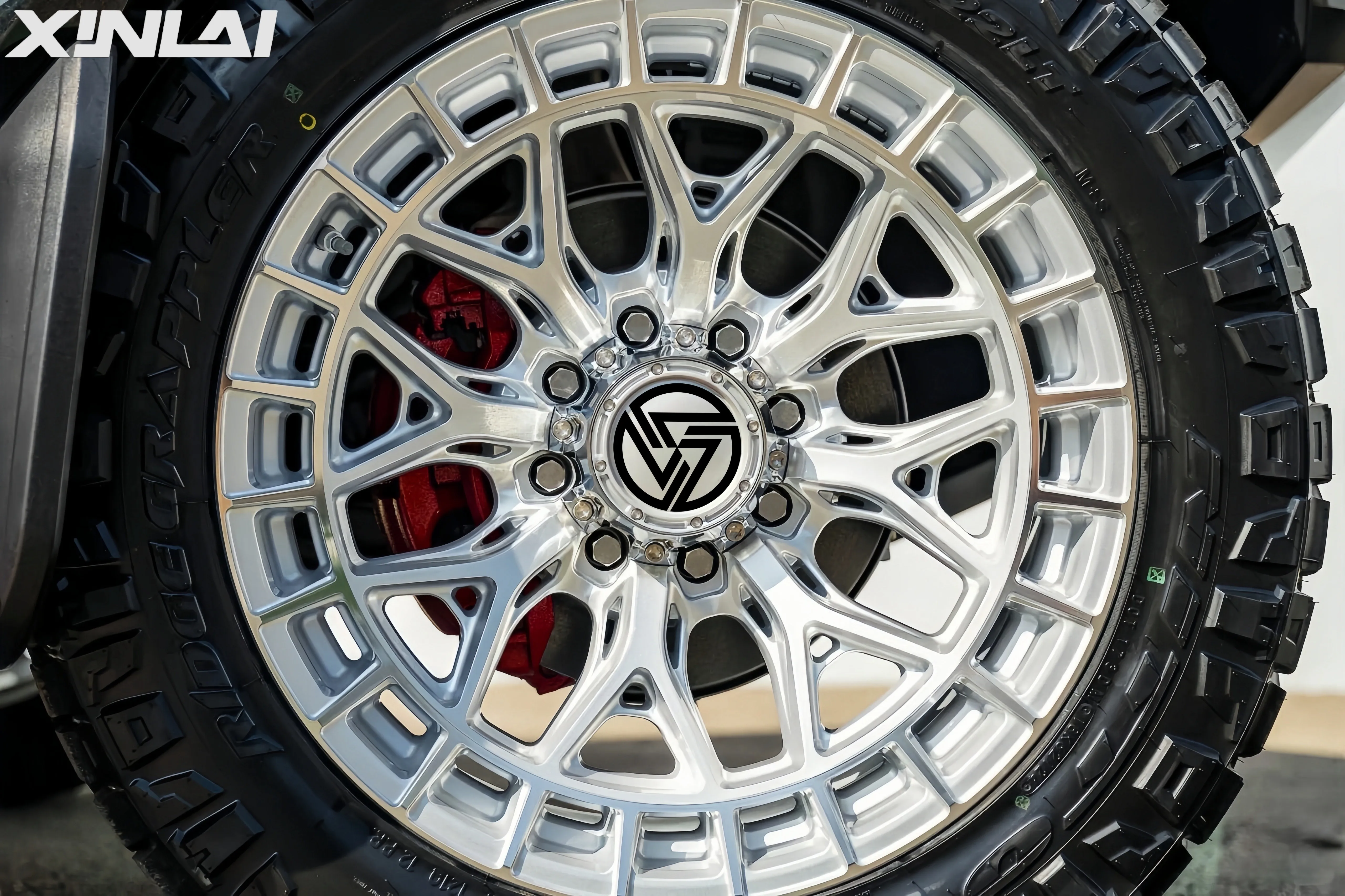 XINLAI Custom Deep Design 5x127 5x139.7 6x139.7 8x170 17 18 19 20 21 22 Inch Forged Wheels Offroad Wheels for F150 JEEP WRANGLER - Image 6