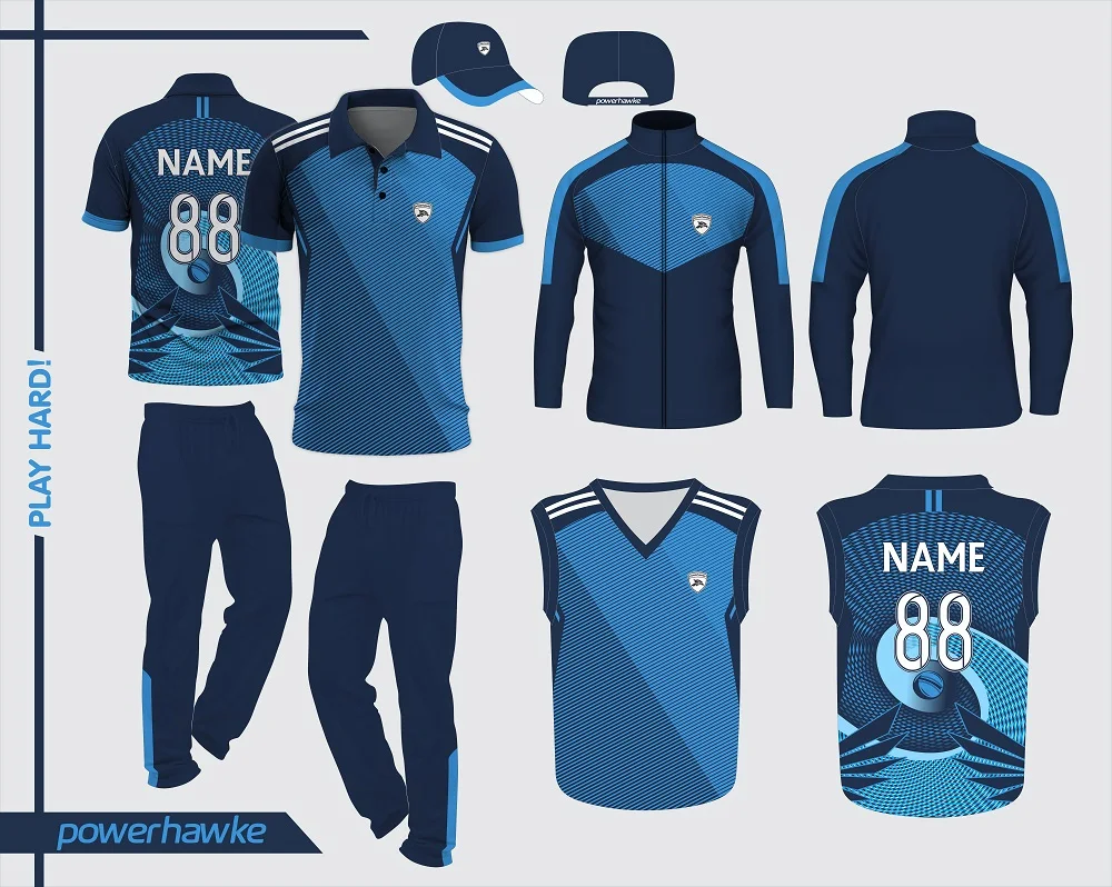 Full Cricket Uniform Set - Customized Print Logo Team Name