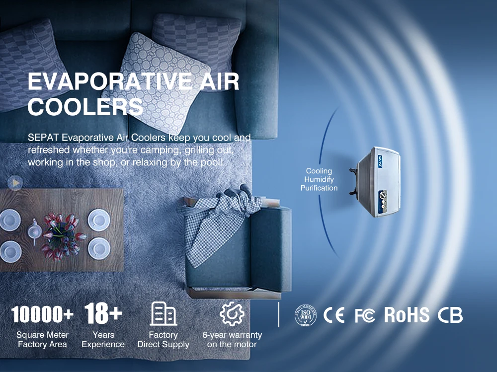 Cooling Air Cooler, Plastic, Portable, Solar - detail 4