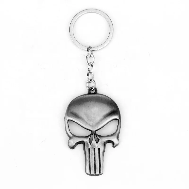 Wholesale Metal Punisher- Shape Keychain with Bottle Opener