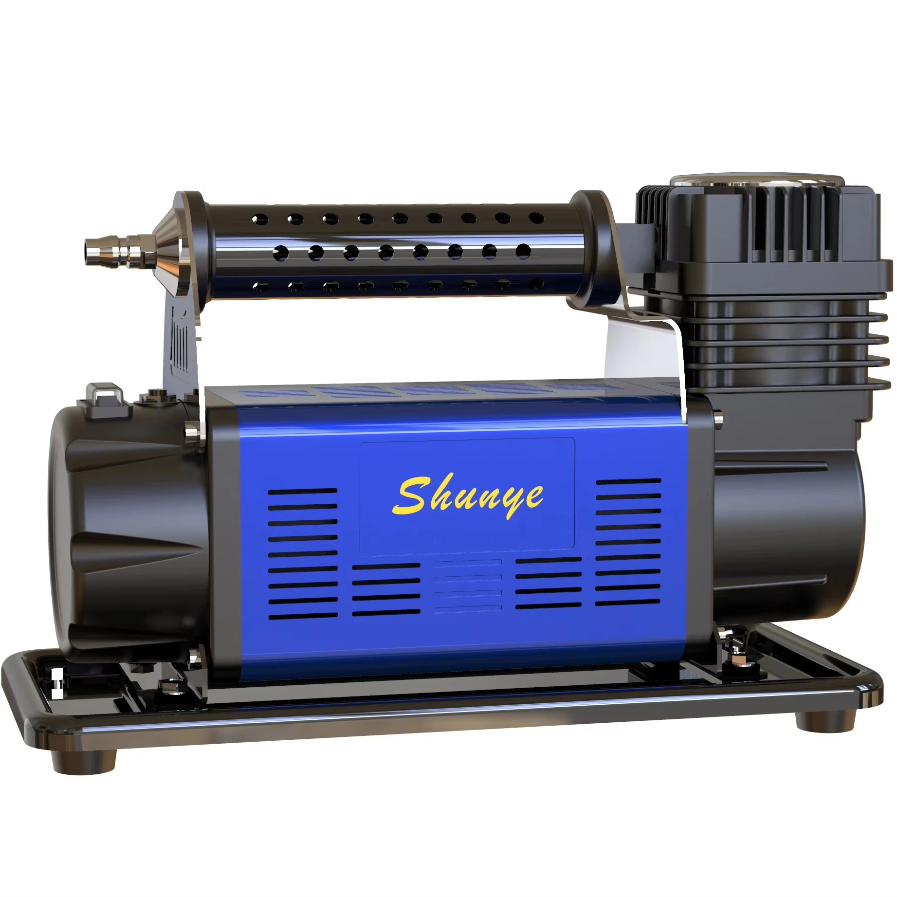 160L одноцилиндровый высокомощный Универсальный воздушный компрессор с повторным накачиванием шин быстрый накачанный автомобильный колесный