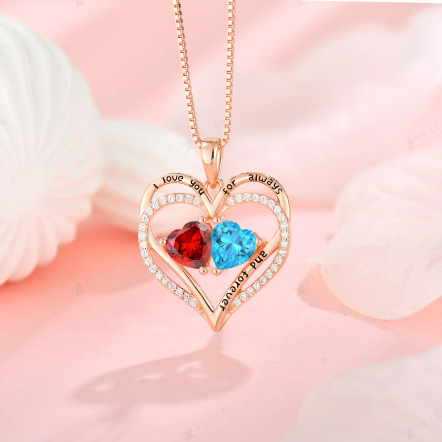 Pendentif Coeur En Argent Sterling 925 Avec CZ - Occasion, Style élégant, Bijou à Petit Prix