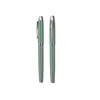 Varilla verde claro - colgante plateado - 0.5mm