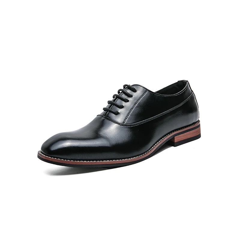 Comfortable High Quality Man Italian Formal Dress Unique Business Official Men Leather Shoes