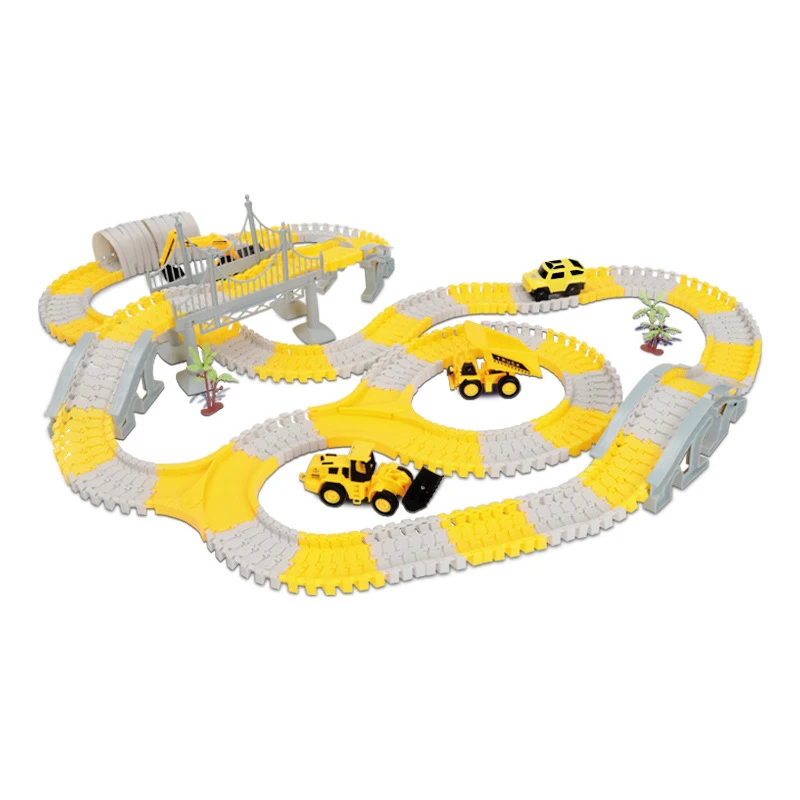 Original Bullet Magnetic Levitation Abs Set Operated Railway Building Block Sensory Race Train Track Toys For Kids