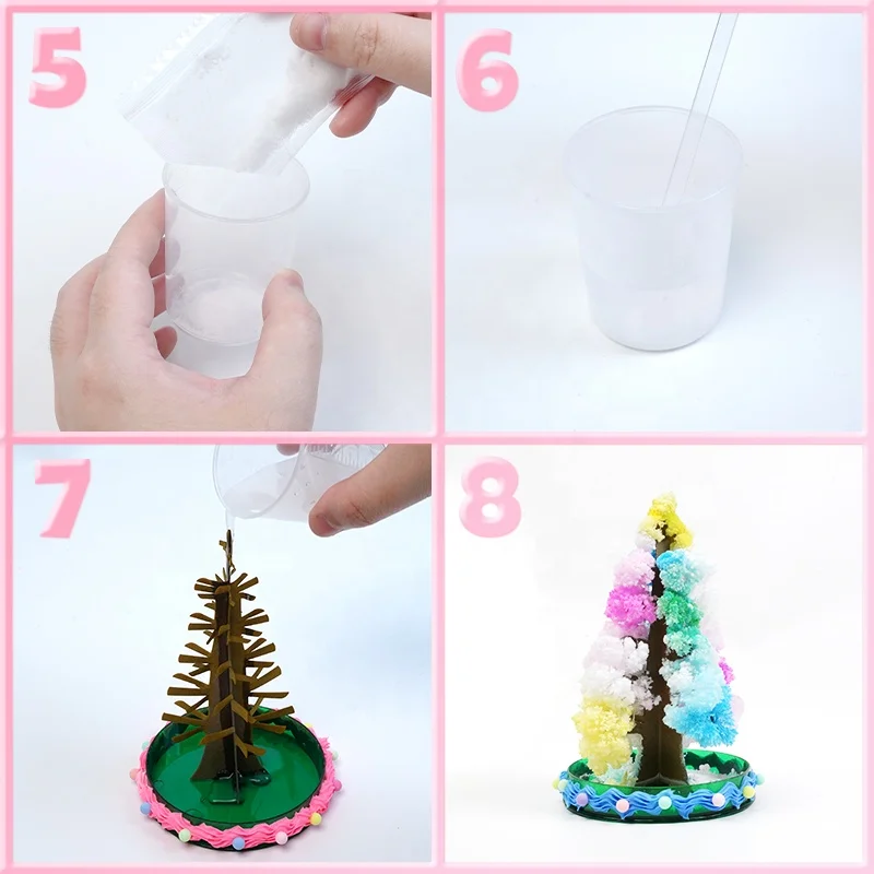 Albero di Natale di carta fai da te, decorazione lowpoly (file - Italia