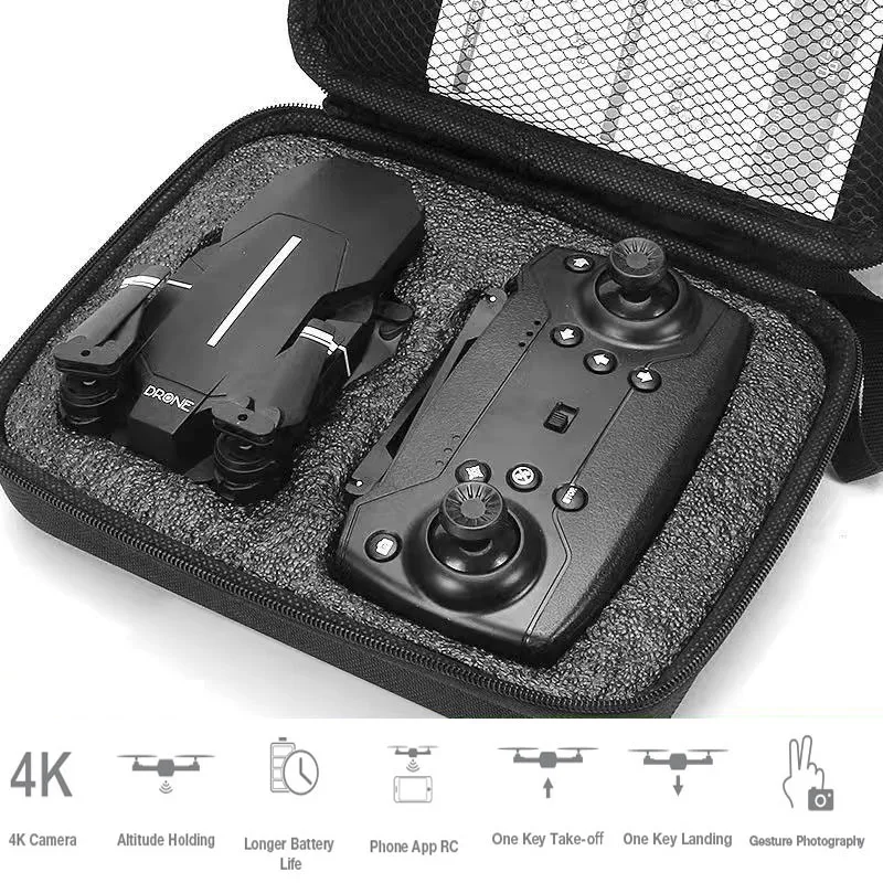 Мини-Квадрокоптер LUCUN складной 4K 1080P HD с камерой Wi-Fi